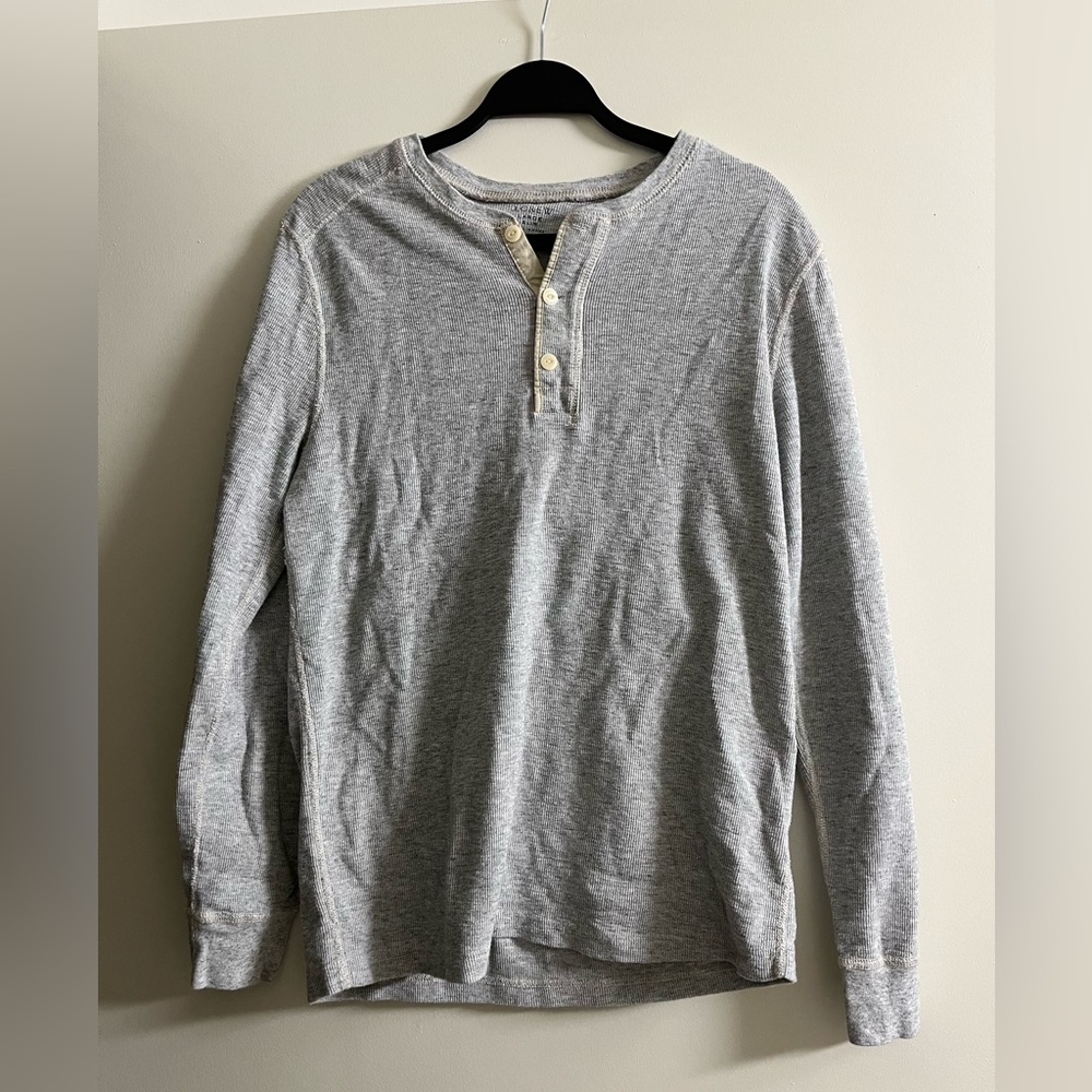 J Crew Men’s Long Sleeve Henley
